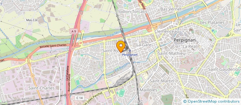 localisation de l'entreprise CATALINA  PERPIGNAN