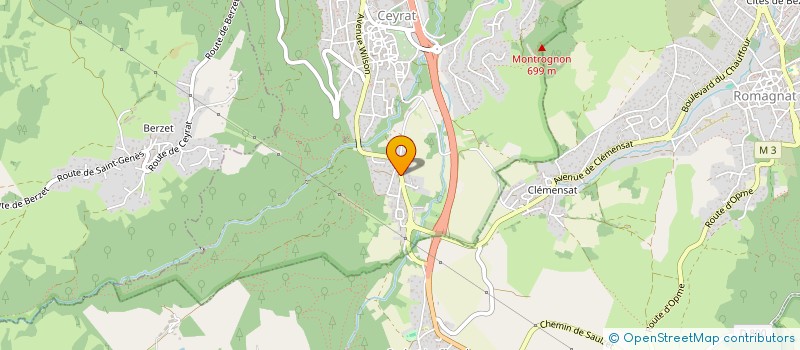 localisation de l'entreprise CATALINDA  CEYRAT