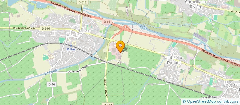 localisation de l'entreprise CATALKEN  MILLAS