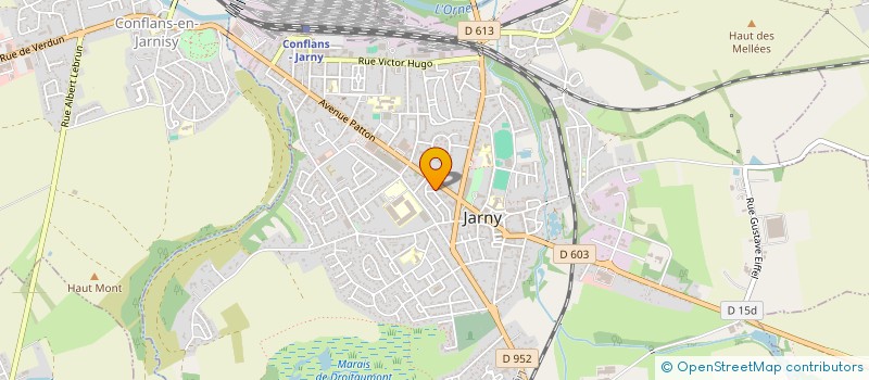 localisation de l'entreprise CATALLOV  JARNY