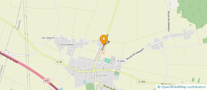 localisation de l'entreprise CATALMAX à EGREVILLE