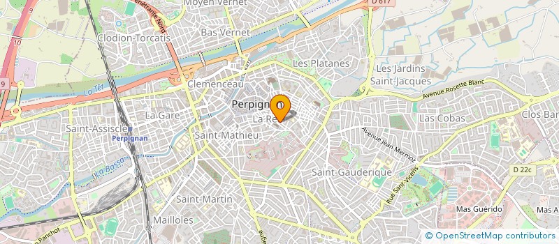 localisation de l'entreprise CATALOGNE ALU SERVICES à PERPIGNAN