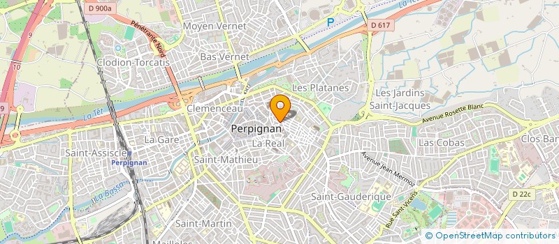 localisation de l'entreprise CATALOGNE DES ARTS  PERPIGNAN