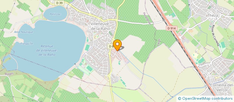 localisation de l'entreprise CATALOGNE ELECTRICITE à VILLENEUVE-DE-LA-RAHO