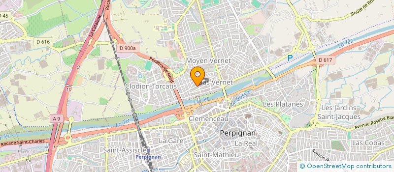 localisation de l'entreprise CATALOGNE ENERGIES à PERPIGNAN