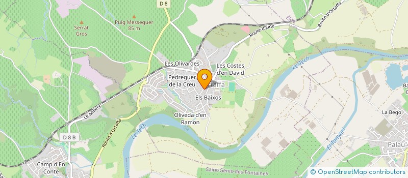 localisation de l'entreprise CATALOGNE LOGISTIQUE SAS  ORTAFFA