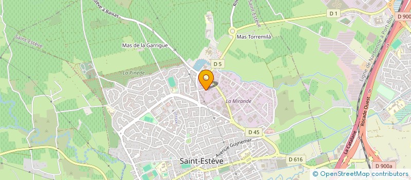 localisation de l'entreprise CATALOGNE PALETTES à SAINT-ESTEVE
