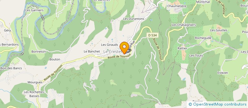 localisation de l'entreprise CATALON COMBUSTIBLES à LE CRESTET