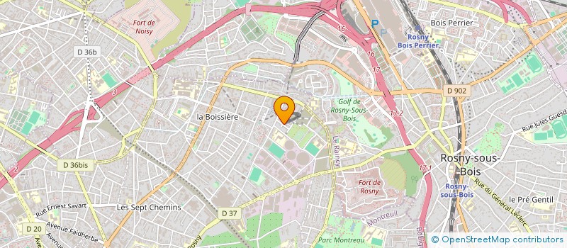 localisation de l'entreprise CATALONIA à MONTREUIL