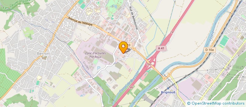 localisation de l'entreprise CATALPA  CROLLES