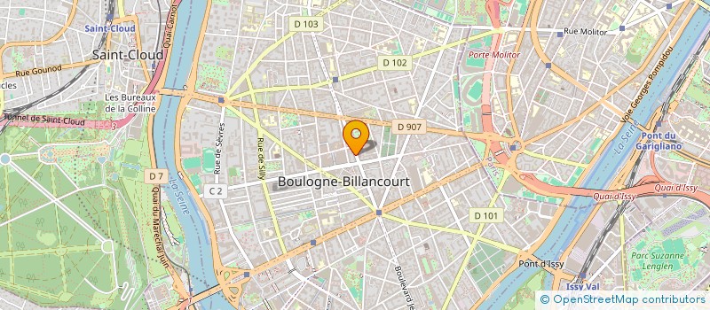 localisation de l'entreprise CATALPA à BOULOGNE-BILLANCOURT