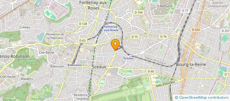 localisation de l'entreprise CATALPA à SCEAUX