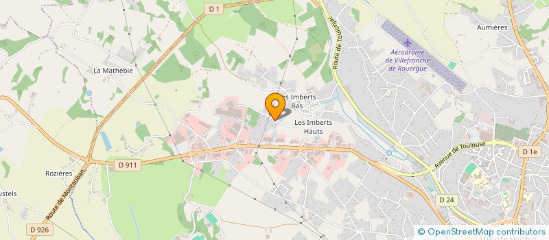 localisation de l'entreprise CATALPA  VILLEFRANCHE-DE-ROUERGUE