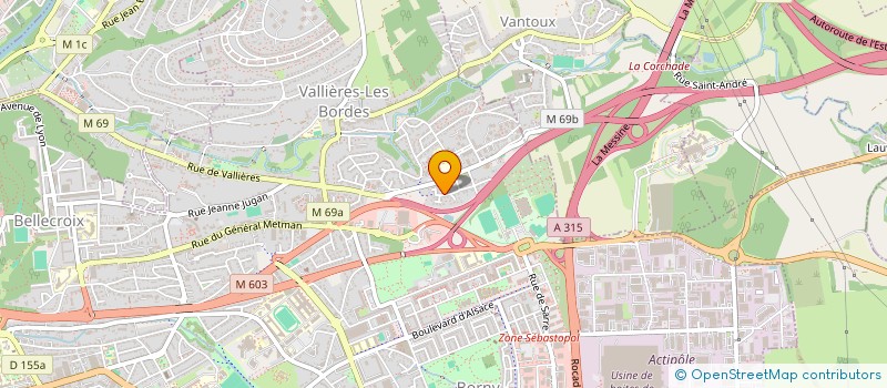 localisation de l'entreprise CATALPA  METZ