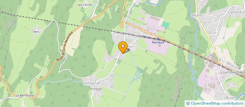 localisation de l'entreprise CATALPA  NURIEUX-VOLOGNAT