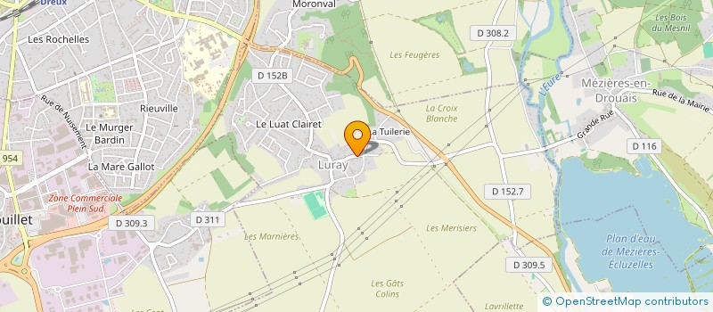 localisation de l'entreprise CATALY à LURAY