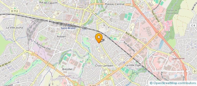 localisation de l'entreprise CATALYA à SAINT-BRIEUC