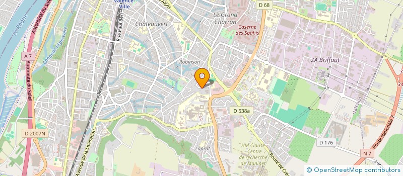 localisation de l'entreprise CATALYON à VALENCE