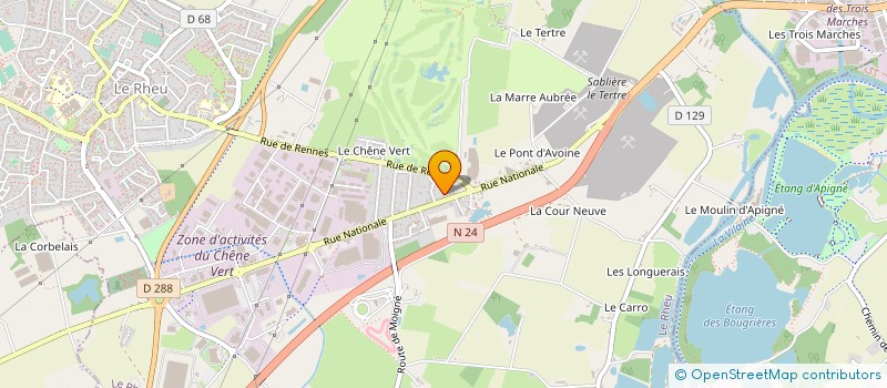 localisation de l'entreprise CATALYS CONSEIL à LE RHEU