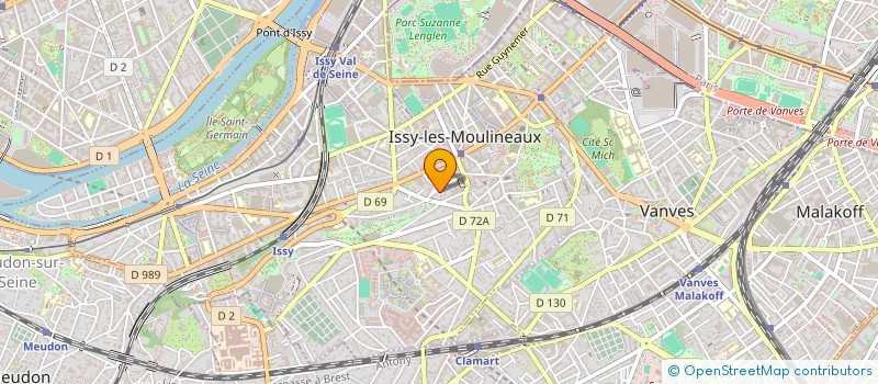 localisation de l'entreprise CATALYS INTERFACE CULTURELLE à ISSY LES MOULINEAUX