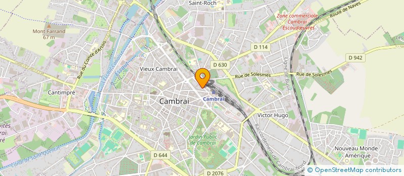 localisation de l'entreprise CATALYSE à CAMBRAI