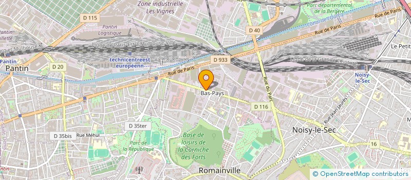 localisation de l'entreprise CATALYSE BIOSCIENCES  ROMAINVILLE