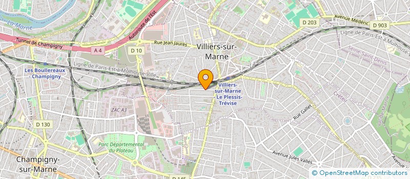 localisation de l'entreprise CATALYSEURE à VILLIERS-SUR-MARNE