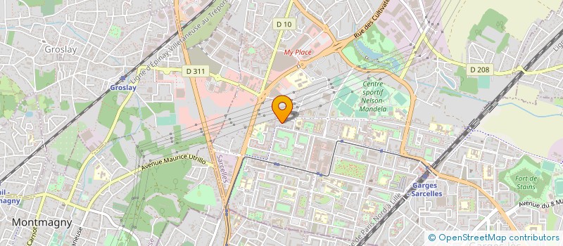 localisation de l'entreprise CATALYSIS à SARCELLES