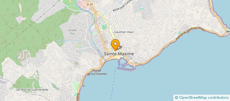 localisation de l'entreprise CATALYST à SAINTE-MAXIME