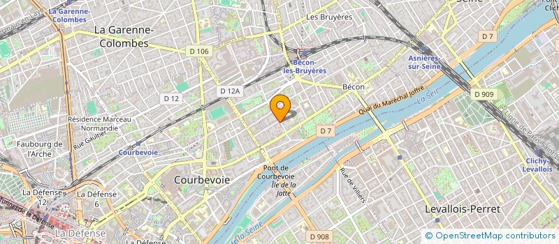 localisation de l'entreprise CATALYST CONNECT & SOLVE  COURBEVOIE