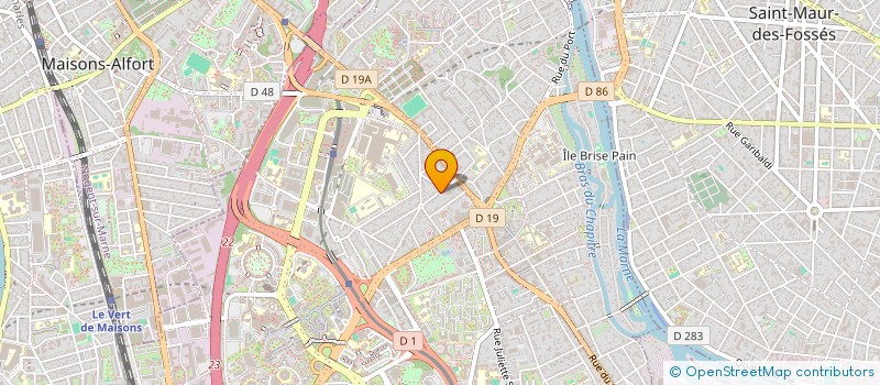 localisation de l'entreprise CATALYTEC à CRETEIL