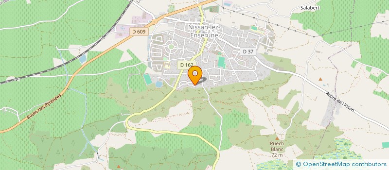 localisation de l'entreprise CATAMARAN OCCITANIE  NISSAN-LEZ-ENSERUNE