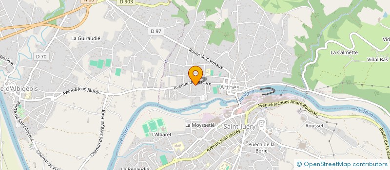 localisation de l'entreprise CATAMINUS à ARTHES