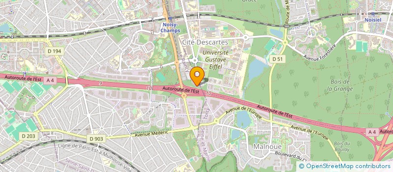 localisation de l'entreprise CATANA EXPERTISE CONSEIL  CHAMPS-SUR-MARNE