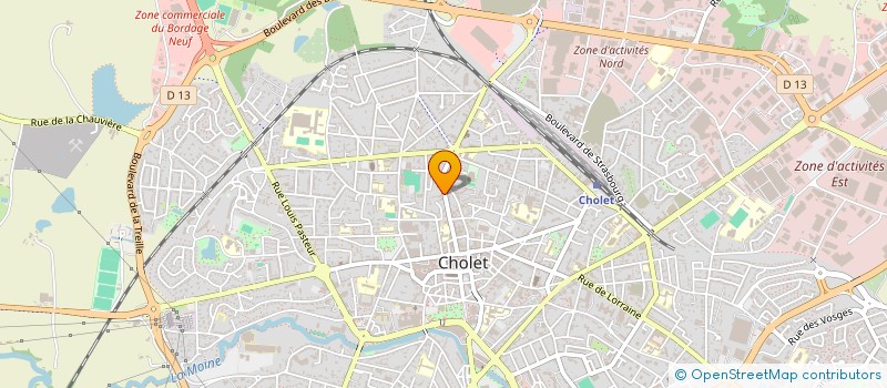 localisation de l'entreprise CATANE à CHOLET