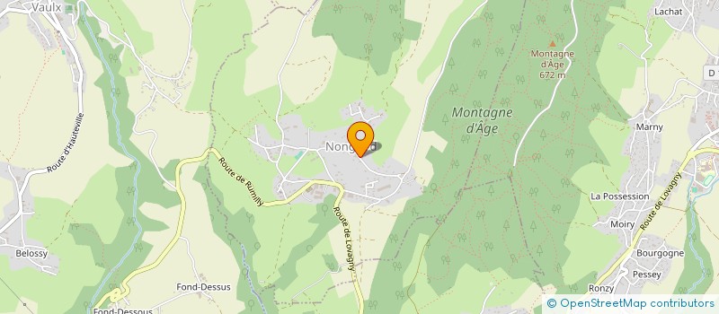 localisation de l'entreprise CATANE  NONGLARD