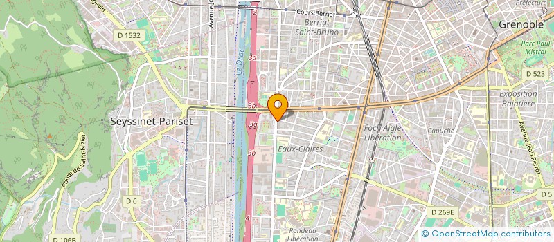 localisation de l'entreprise CATANE STREET  GRENOBLE
