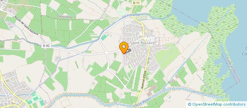 localisation de l'entreprise CATANO  SAINT-NAZAIRE