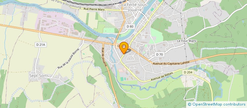localisation de l'entreprise CATANZARO à LA FERTE-SOUS-JOUARRE