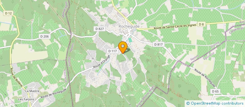 localisation de l'entreprise CATANZARO FAMILLE  ROCHEGUDE