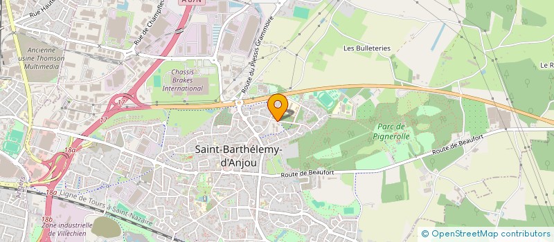 localisation de l'entreprise CATAPULTE à SAINT-BARTHELEMY-D'ANJOU