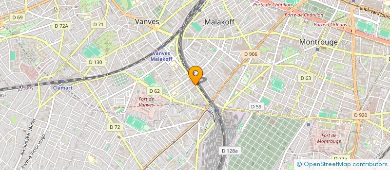 localisation de l'entreprise CATARE à MALAKOFF
