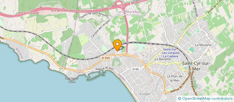 localisation de l'entreprise CATARINA à SAINT-CYR-SUR-MER