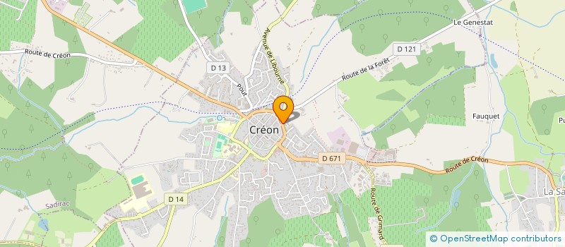 localisation de l'entreprise CATARINO  CREON