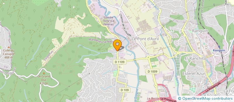 localisation de l'entreprise CATARSYS  MANDELIEU-LA-NAPOULE