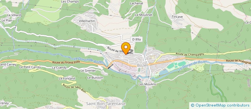 localisation de l'entreprise CATAUMET BOZRE  BOZEL