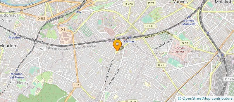 localisation de l'entreprise CATB à CLAMART