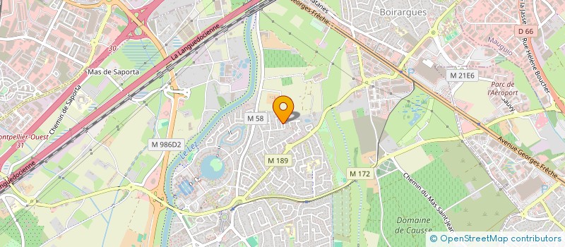 localisation de l'entreprise CATBER à LATTES