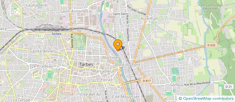 localisation de l'entreprise CATBRUN  TARBES