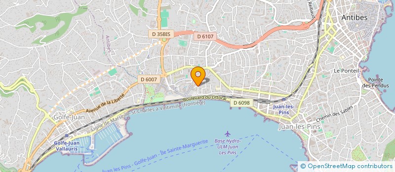 localisation de l'entreprise CATCAR  ANTIBES